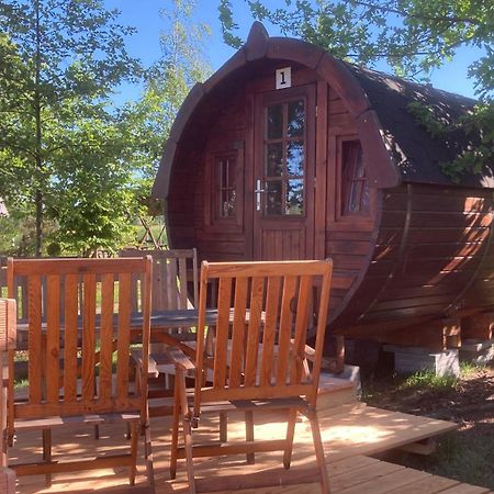 Campingfass Mit Panoramaterrasse Langenbernsdorf Exterior foto