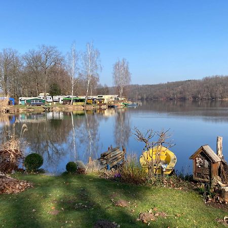 Campingfass Mit Panoramaterrasse Langenbernsdorf Exterior foto