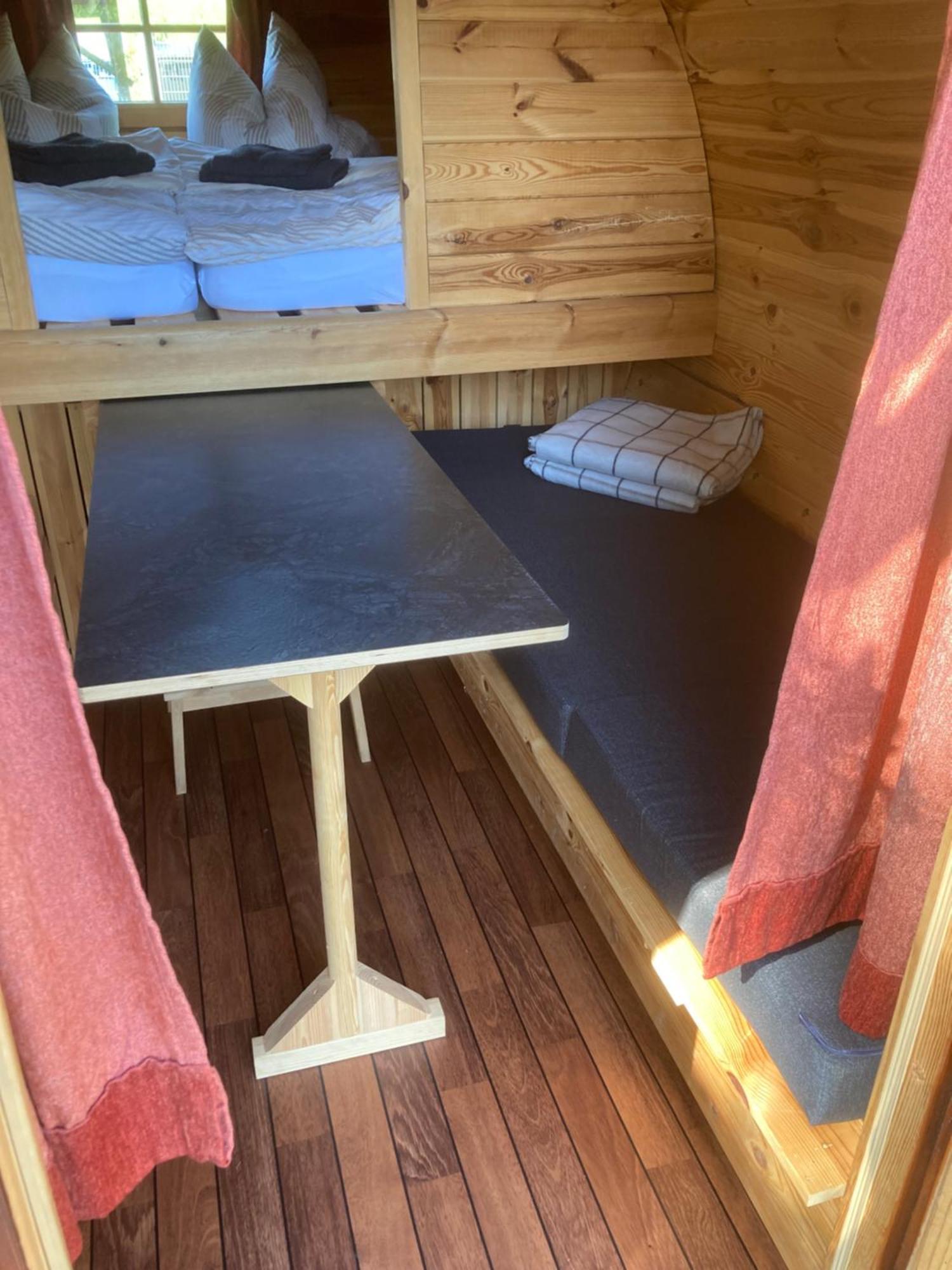Campingfass Mit Panoramaterrasse Langenbernsdorf Exterior foto