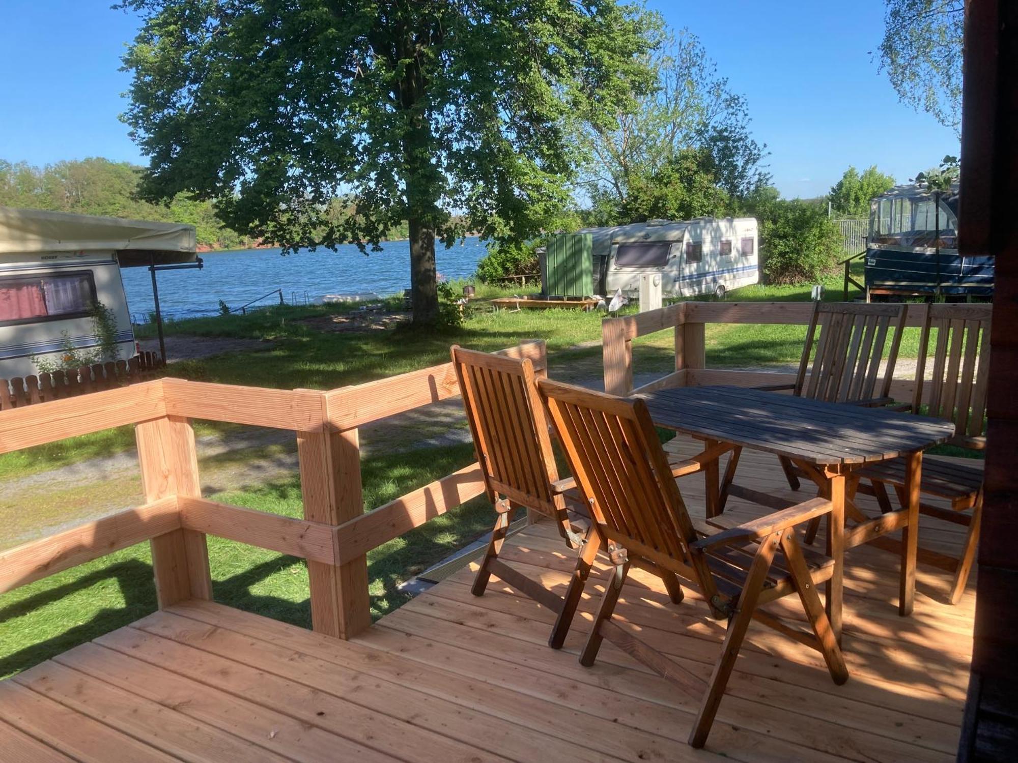 Campingfass Mit Panoramaterrasse Langenbernsdorf Exterior foto